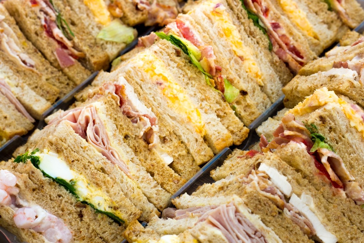 Freshly prepared sandwich platters
